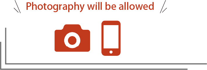 Photography will be allowed